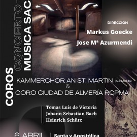 Coro Ciudad de Almeria en la Catedral de Almeria abril 2023