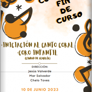Concierto fin de curso de los mas peques de la Asociación Coral Ciudad de Almería